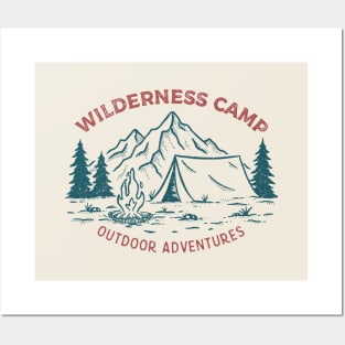 Wilderness Camp Posters and Art